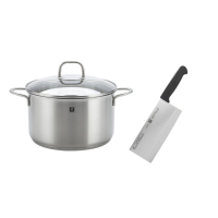 双立人厨具2件套品质汤锅刀锋锐利1017170/1019290