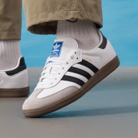 阿迪达斯鞋板鞋SAMBA-低帮中性鞋四季款B75806
