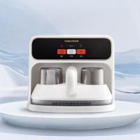 摩飞电器(Morphyrichards)自集尘除螨仪无线床宝吸尘智能净螨虫器大吸力长续航120天免倒尘自动充电除螨机MR