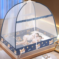 雅妤蒙古包蚊帐家用卧室免安装180*200cm