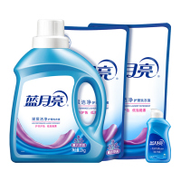 蓝月亮 洗衣液机洗精选深层洁净(薰衣草)洁净洗衣液2kg+1kg(补充袋)*2(含1瓶80g旅行装)