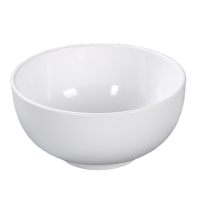 若炫RUOXUAN 密胺白瓷碗 6.5寸 φ16.5cm