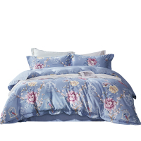 富安娜 床单四件套 柳若浮烟 203*229cm