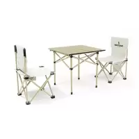 何大屋 休闲折叠桌椅三件套HDW1512M-