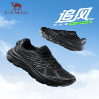 骆驼(CAMEL)厚底慢跑步男鞋缓震透气全地形运动鞋 K15B09L7046 幻影黑 42