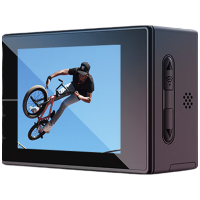 SJCAM速影 4000双屏运动相机摩托车行车记录双屏4K相机vlog相机防抖防水摄像机无卡