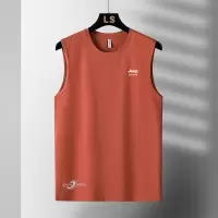 JEEP SPIRITJEEP背心男夏季薄款运动休闲纯棉打底汗衫宽松无袖T恤 酒红色 4XL [建议160-180斤]