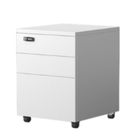 定制活动柜三抽 灰色W402*D462*H605