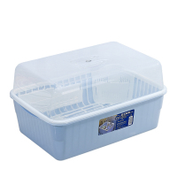 [苏宁易购超市]茶花碗架碗柜中号塑料滴水沥水碗盘架