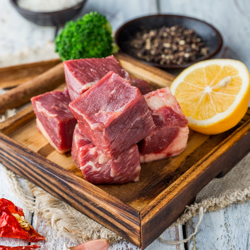 [苏宁生鲜]澳洲精选S级 牛腩块500g*2 牛肉 精选肉类