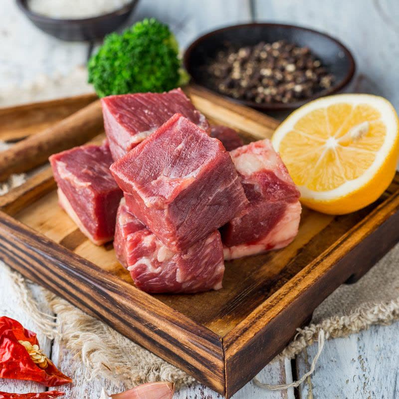 [苏宁生鲜]澳洲精选S级 牛腩块500g*2 牛肉 精选肉类图片