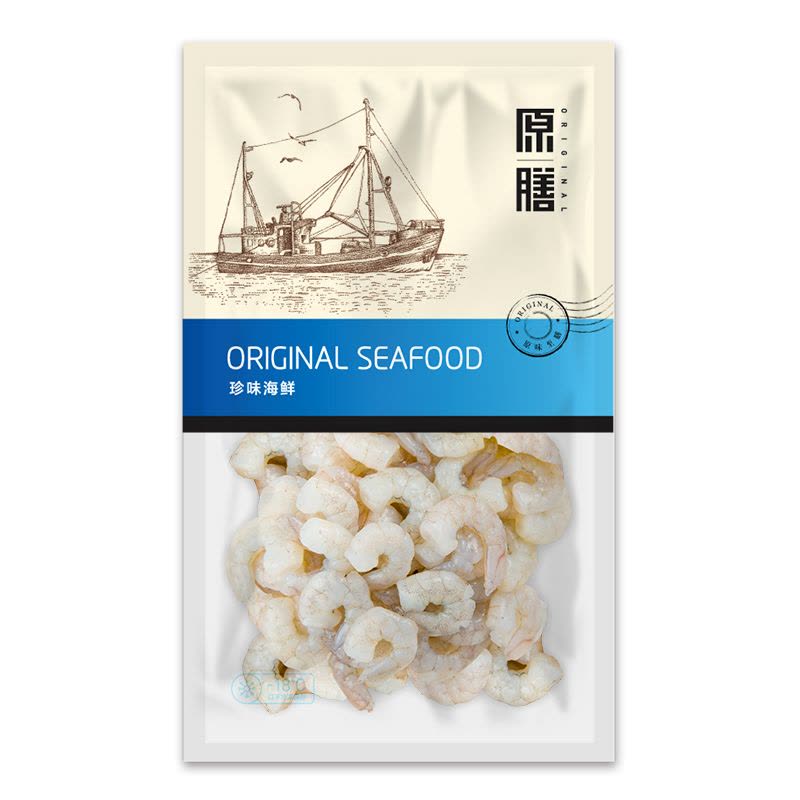 [苏宁生鲜]原膳南美白虾仁(小)250g图片