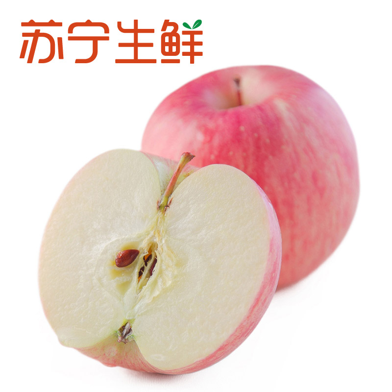 【苏宁生鲜】陕西精品红富士1kg果径80-85mm 苹果 新鲜水果