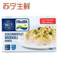 【苏宁生鲜】福食乐美味鳕鱼柳(西兰花扁桃仁味)360g 方便速食