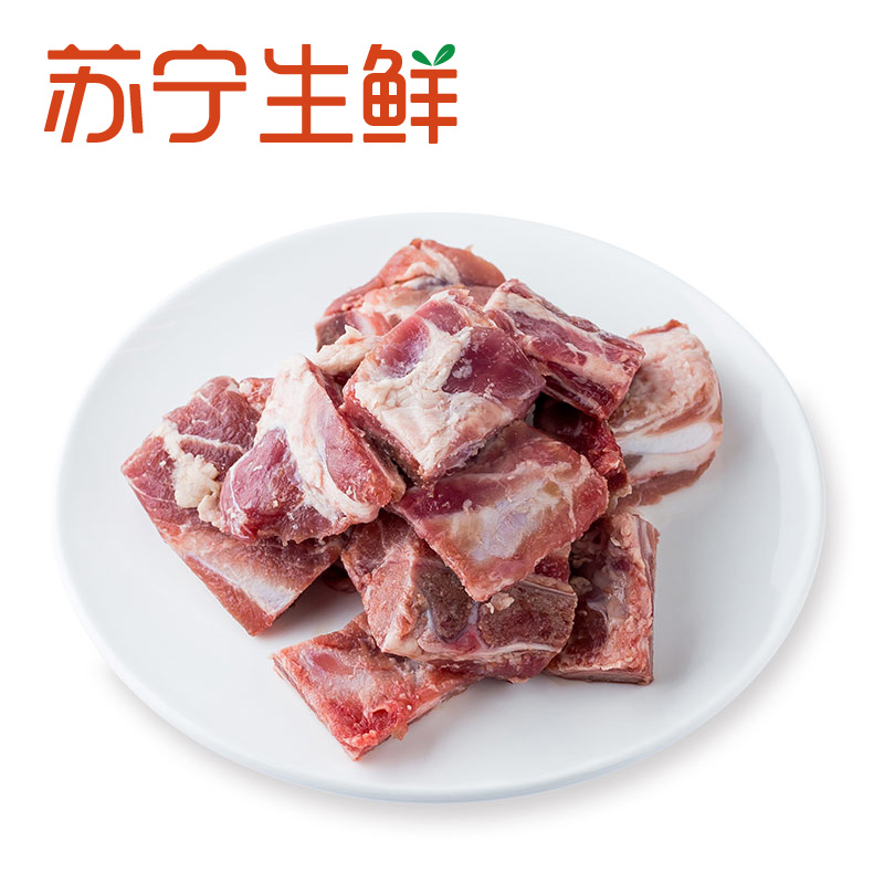 [苏宁生鲜]原膳丹麦皇冠天然谷饲猪小排400g