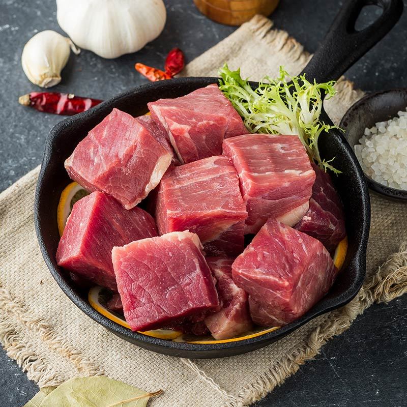 【苏宁生鲜】 澳洲YP级精修牛腩块500g 牛肉 精选肉类
