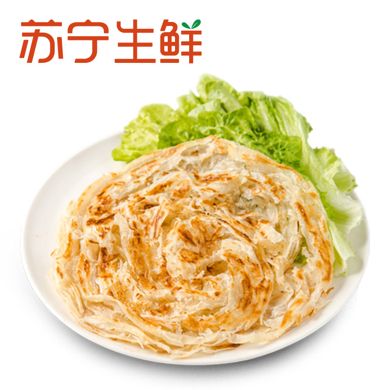 【苏宁生鲜】安井手抓饼（葱香）2250g