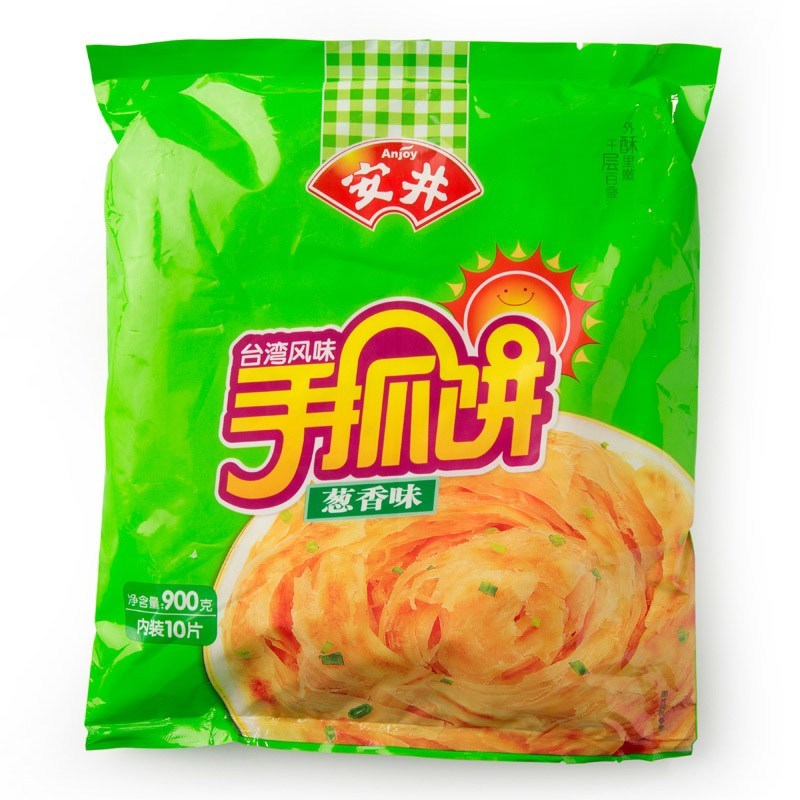 【苏宁生鲜】安井手抓饼（葱香）900g