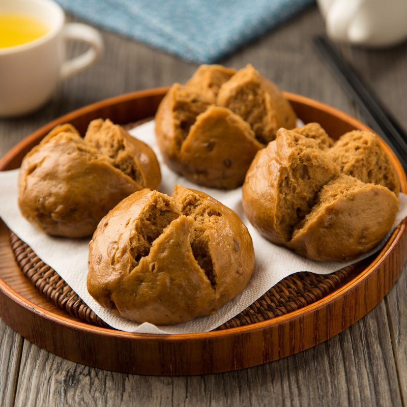 苏宁生鲜安井红糖馒头800g