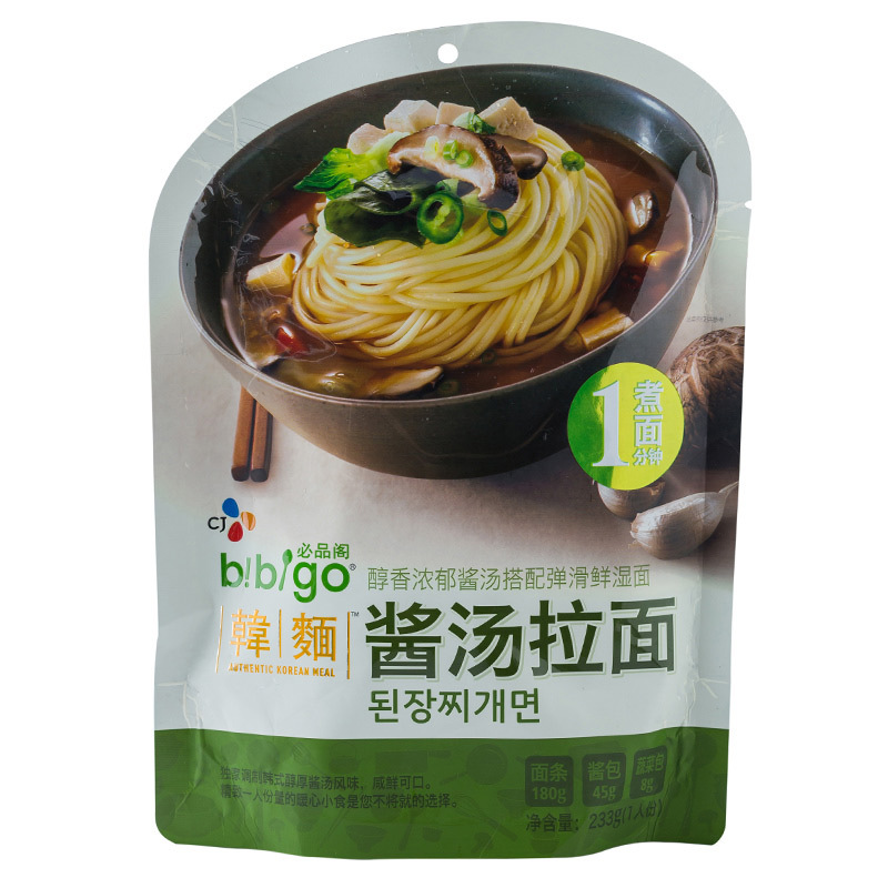 【苏宁生鲜】必品阁酱汤拉面233g 方便速食 简装
