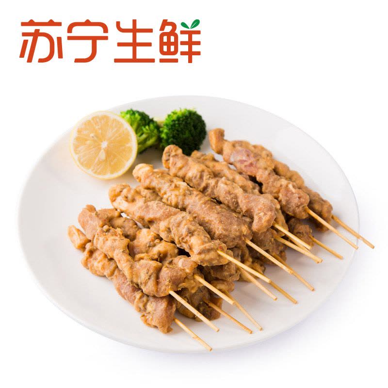 【苏宁生鲜】民维大牧汗原味羔羊肉串368g 方便速食 羊肉 烧烤食材图片