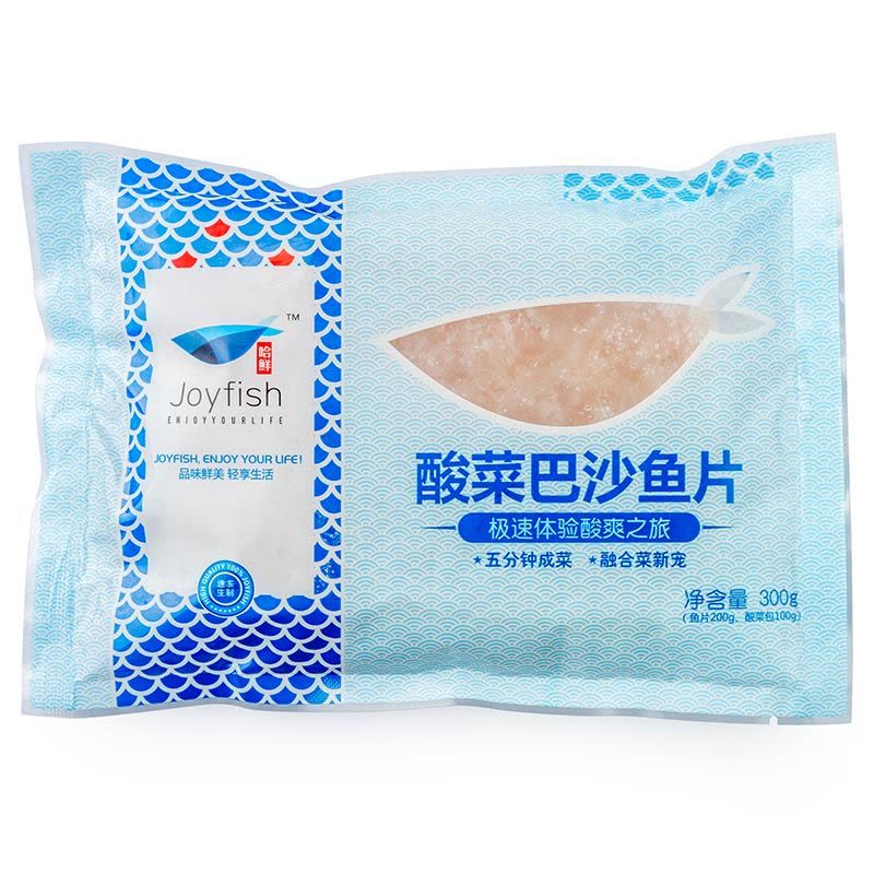 [苏宁生鲜] Joyfish酸菜巴沙鱼片300g(鱼200g+酸菜100g)图片