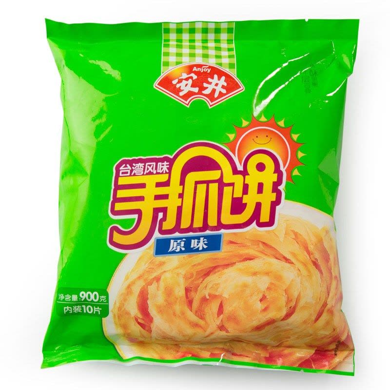 [苏宁生鲜] 安井手抓饼(原味)900g图片