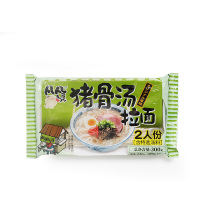 【苏宁生鲜】凡凡屋猪骨汤拉面300g(2人份) 方便速食