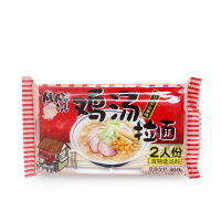 【苏宁生鲜】凡凡屋鸡汤拉面300g(2人份) 方便速食