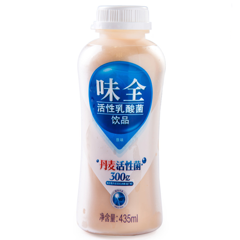 [苏宁生鲜]味全活性乳酸菌饮料(原味)435ml