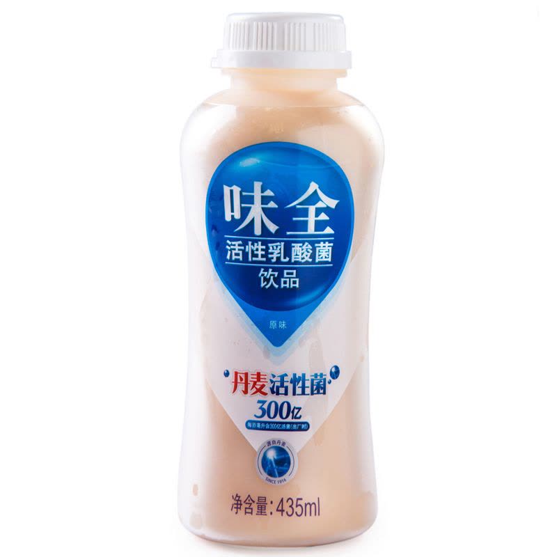 [苏宁生鲜]味全活性乳酸菌饮料(原味)435ml图片