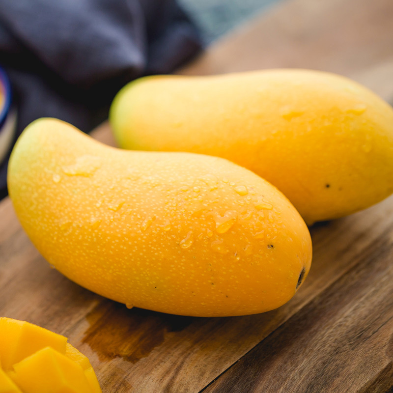 苏宁生鲜海南水仙芒1kg250g以上个芒果新鲜水果