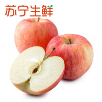 【苏宁生鲜】甘肃静宁富士苹果2kg果径80-85mm新鲜水果