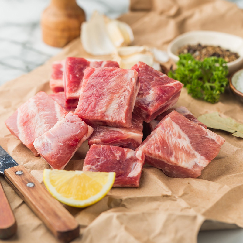 苏宁生鲜原膳丹麦皇冠天然谷饲猪臀骨400g