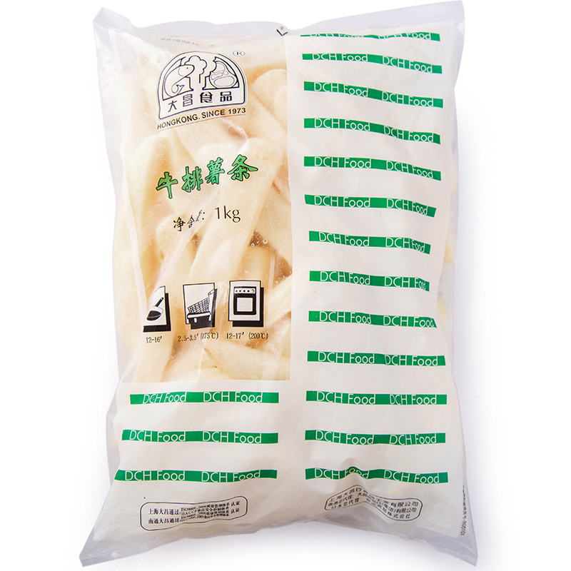 【苏宁生鲜】大昌食品冷冻牛排薯条1kg