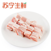 【苏宁生鲜】家佳康精装冰鲜五花肉丁470g(北京) 精选肉类