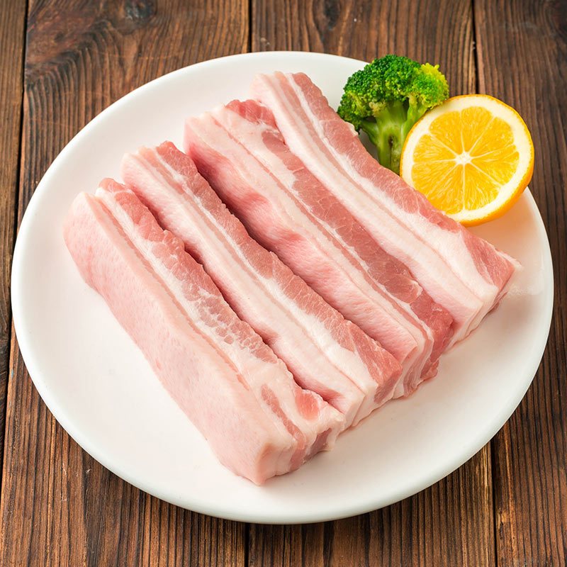 苏宁生鲜家佳康精装冰鲜五花肉条450gwh精选肉类