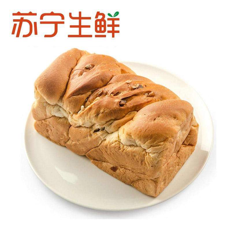 【苏宁生鲜】核桃吐司280g 面包 方便速食 吐司 国产图片