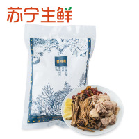 【苏宁生鲜】倍有滋姬松茸茶树菇鸡汤料(速冻生制)410g 菌菇 方便速食 国产