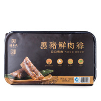 【苏宁生鲜】诸老大黑猪鲜肉粽400g(200g*2只) 方便速食