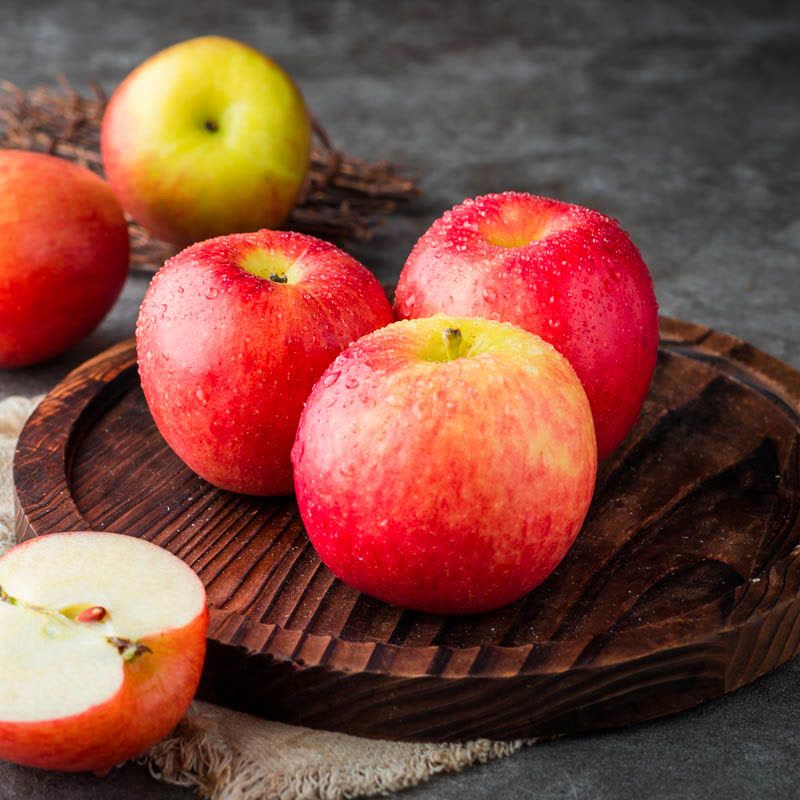 【苏宁生鲜】新西兰红玫瑰Jazz苹果4个150g以上/个 新鲜水果 进口图片