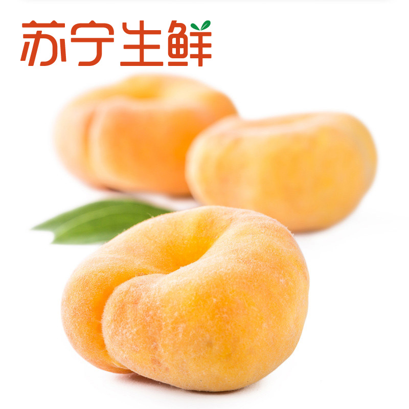 【苏宁生鲜】山东黄金蟠桃1kg90g以上/个