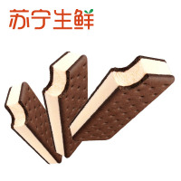【苏宁生鲜】贝赛斯(Bassetts)香草口味三明治冰淇淋74g*3
