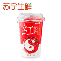 【苏宁生鲜】健桥全脂风味发酵乳红酸奶(红枣+枸杞味)180g