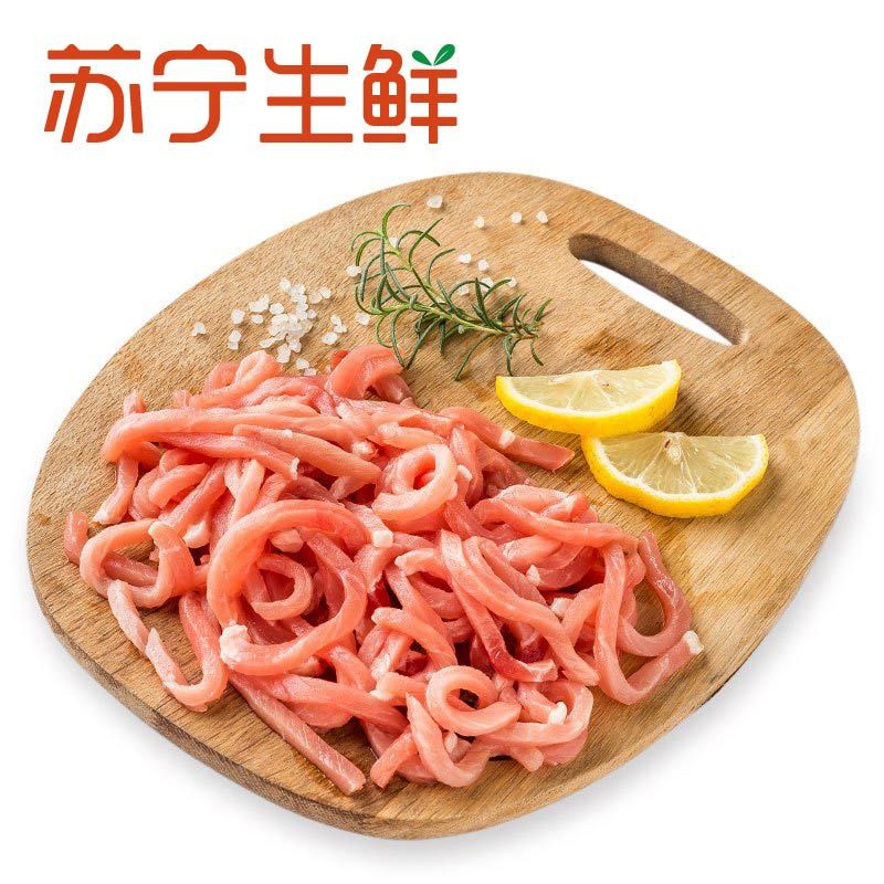 [苏宁生鲜]双汇冻里脊肉丝500g