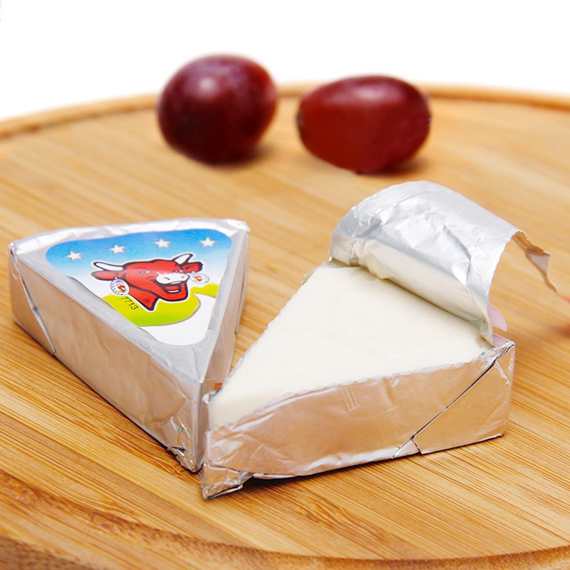 苏宁生鲜乐芝牛原味小三角型涂抹奶酪128g含8块