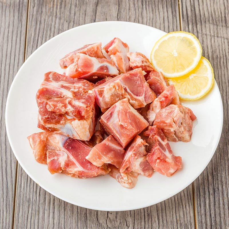 [苏宁生鲜]原膳丹麦皇冠天然谷饲猪带肉汤骨700g