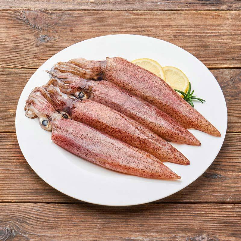 苏宁生鲜原膳印尼红鱿35条200g