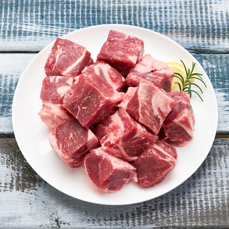【苏宁生鲜】恒都去骨羊后腿肉切块800g