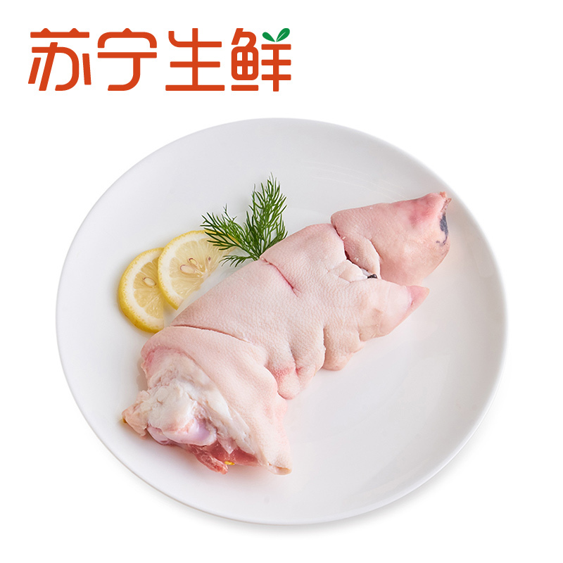 【苏宁生鲜】膳博士冻黑猪猪脚块300g